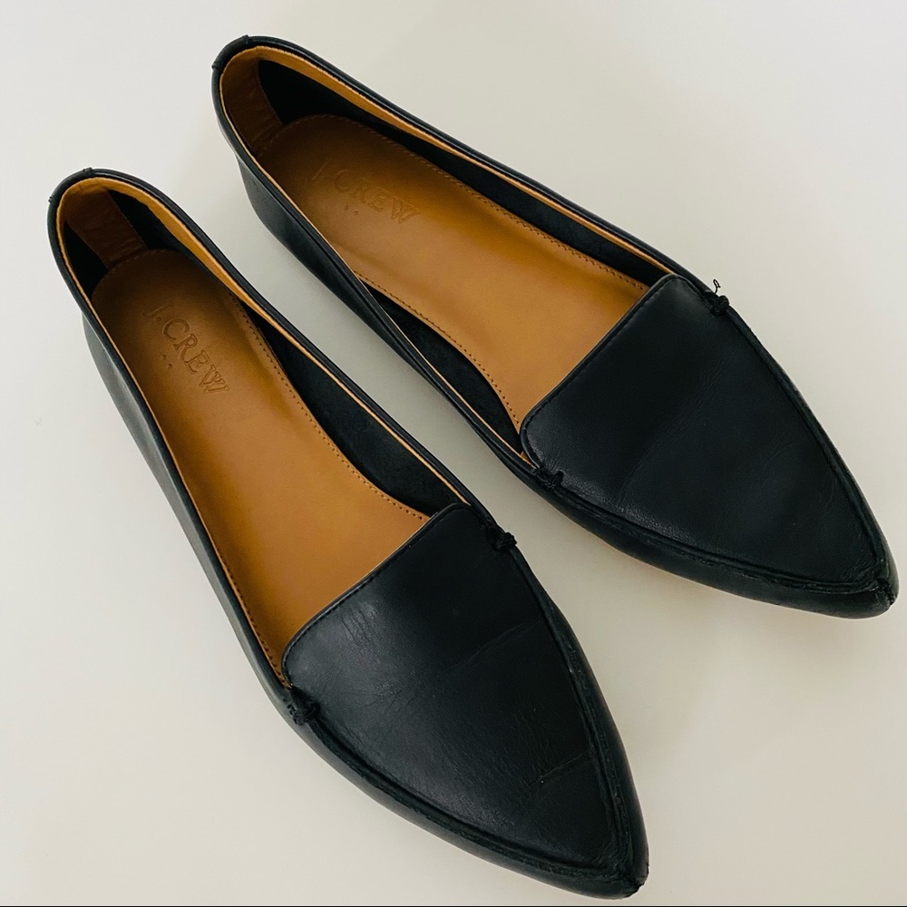 J. Crew Edie Black Loafers